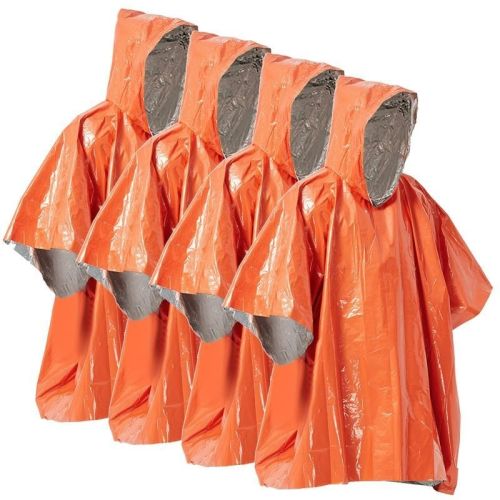 Emergency Rain Poncho Weather Proof Outdoor Survival Camping Gear Emergency Rain Poncho Weather Proof Outdoor Survival Camping Gear