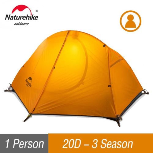 Naturehike Cycling Backpack Tent Ultralight 20D/210T For 1 Person Camping Tent NH18A095-D Naturehike Cycling Backpack Tent Ultralight 20D/210T For 1 Person Camping Tent NH18A095-D